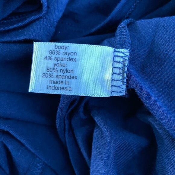 Lane Bryant Dress Mesh Sleeveless Stretch Blue NWT - Picture 5 of 6